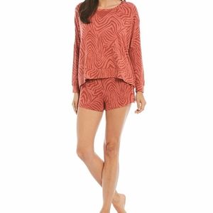 Honeydew Loungewear Set - Sedona French Terry Lounge Shorts Sweatshirt S